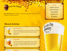 Tablet Screenshot of everydaybrewery.com